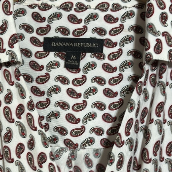 Banana Republic Long Sleeve Blouse Women’s Size Medium - Picture 3 of 6